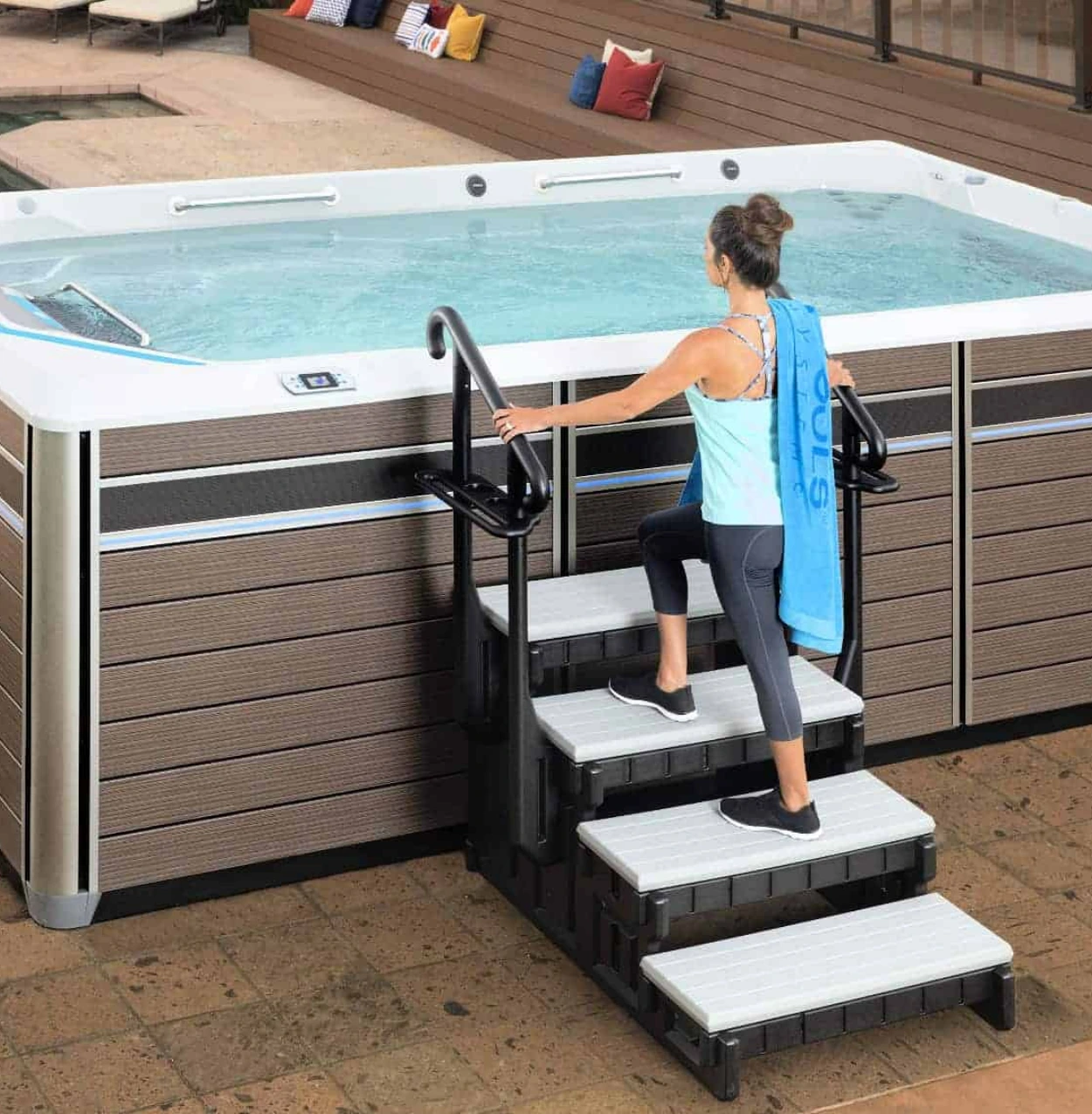 Swim Spa Steps